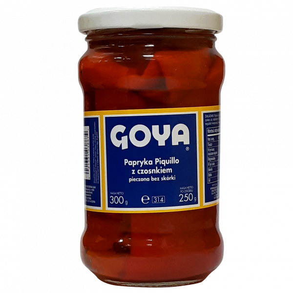 GOYA Papryka Piquillo z czosnkiem pieczona bez skórki 314 ml