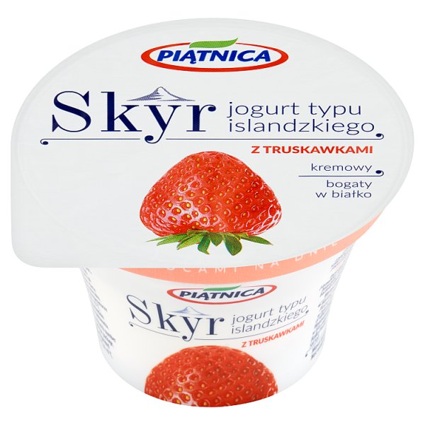Piątnica Skyr Jogurt typu islandzkiego z truskawkami 150 g