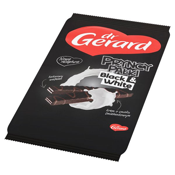 dr Gerard PryncyPałki Black & White Wafelki kakaowe z kremem o smaku śmietankowym 200 g