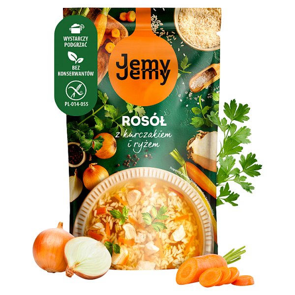 JemyJemy Rosół z kurczakiem i ryżem 450 g