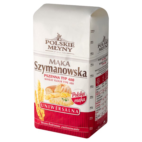 Polskie Młyny Mąka Szymanowska pszenna uniwersalna typ 480 1 kg