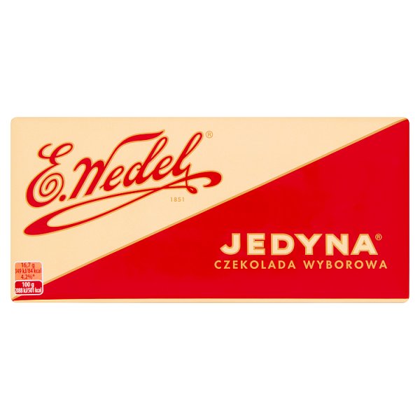 E. Wedel Jedyna Czekolada wyborowa 100 g