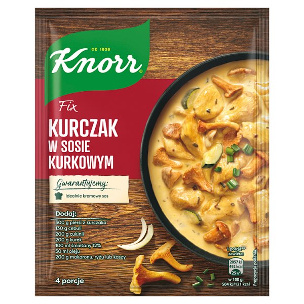 Knorr Fix kurczak w sosie kurkowym 43 g