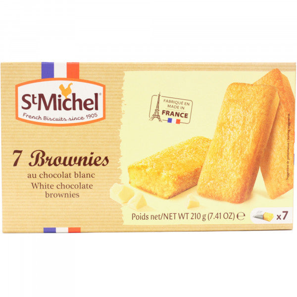 Ciastka st michel brownie z białej czekolady