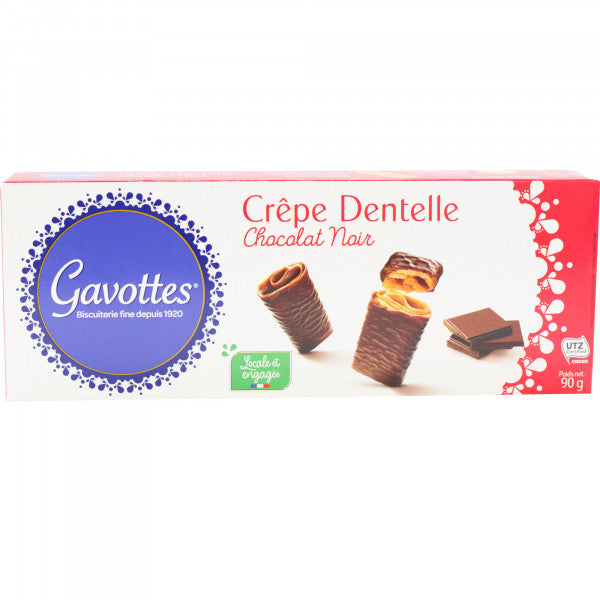 Ciastka gavottes mini naleśniki w ciemnej czekoladzie 90g