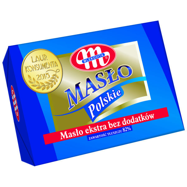 Mlekovita Masło Polskie 82% tłuszczu 100g