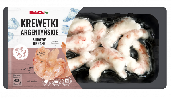 Spar krewetki Argentyńskie surowe obrane