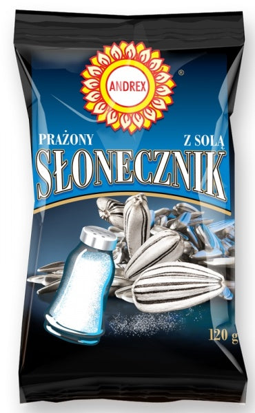 Słonecznik prażony solony Andrex