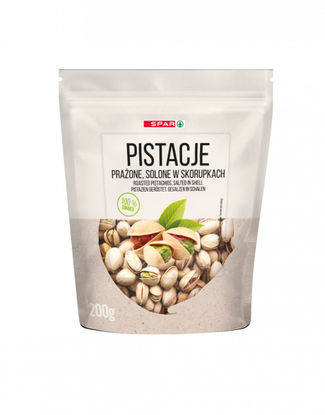Pistacje Spar prażone w skorupce solone
