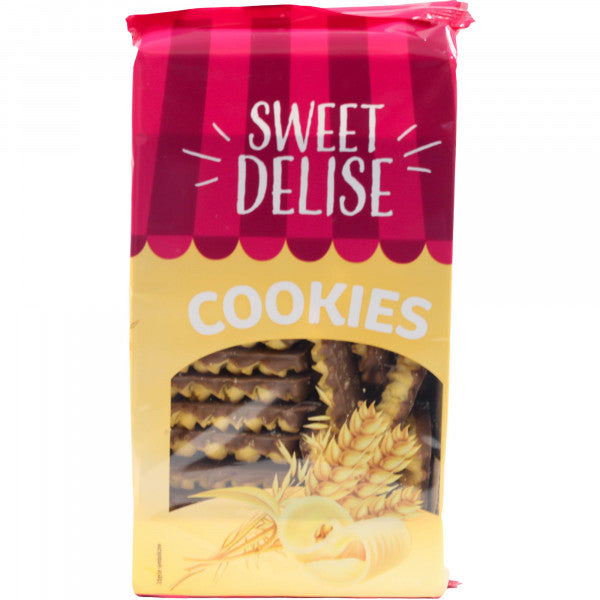 Ciastka Sweet Delise maślane z polewą toffi