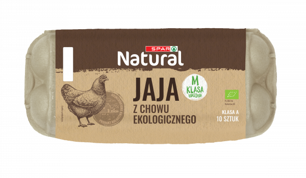 Jaja Spar ekologiczne M 10szt