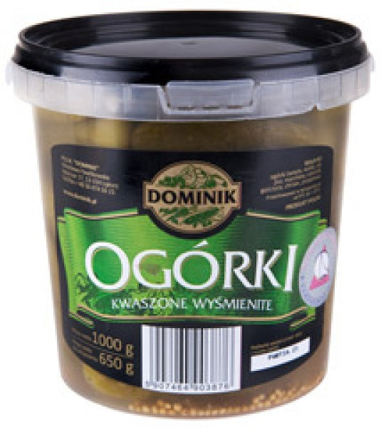 Ogórki kwaszone wyśmienite Dominik