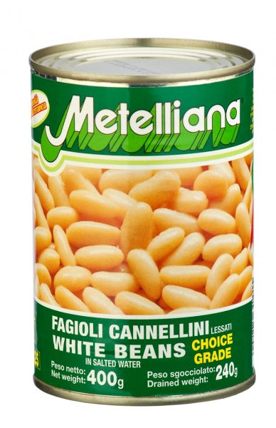 Fasola Metelliana biała cannellini
