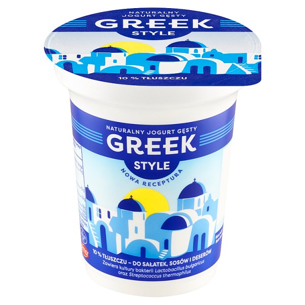 Greek Style Naturalny jogurt gęsty 340 g
