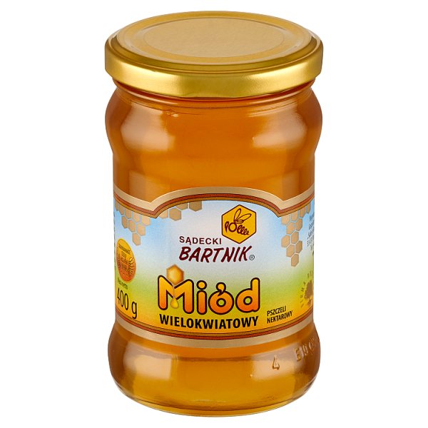 Sądecki Bartnik Miód wielokwiatowy pszczeli nektarowy 400 g