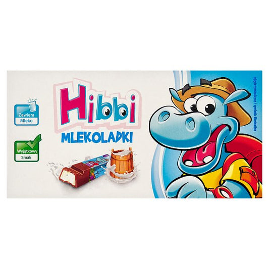 Hibbi Mlekoladki Czekolada mleczna z nadzieniem mlecznym 100 g