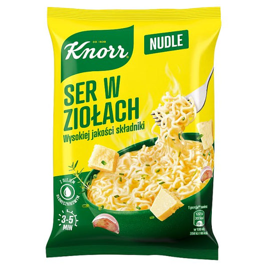 Knorr Nudle Zupa danie ser w ziołach 61 g