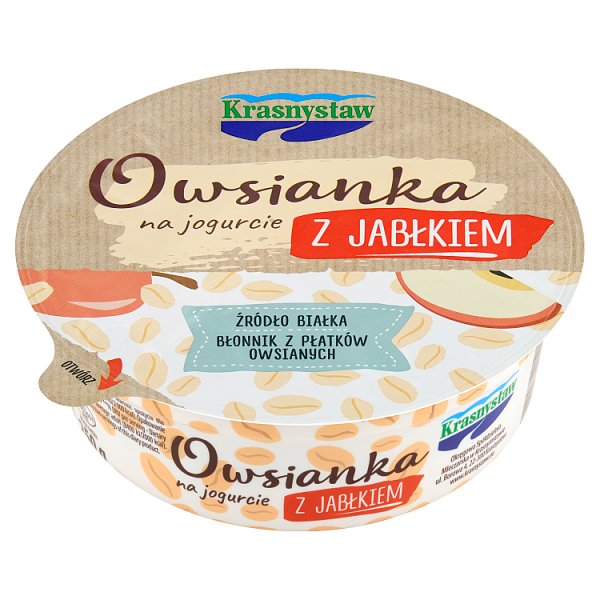 Krasnystaw Owsianka na jogurcie z jabłkiem 250 g