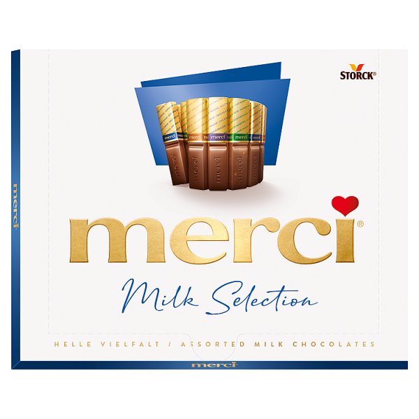 merci Milk Selection Kolekcja czekoladek mlecznych 250 g (20 sztuk)
