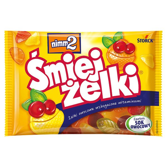 nimm2 Śmiejżelki Żelki owocowe wzbogacone witaminami 100 g