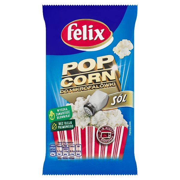 Felix Popcorn do mikrofalówki sól 90 g