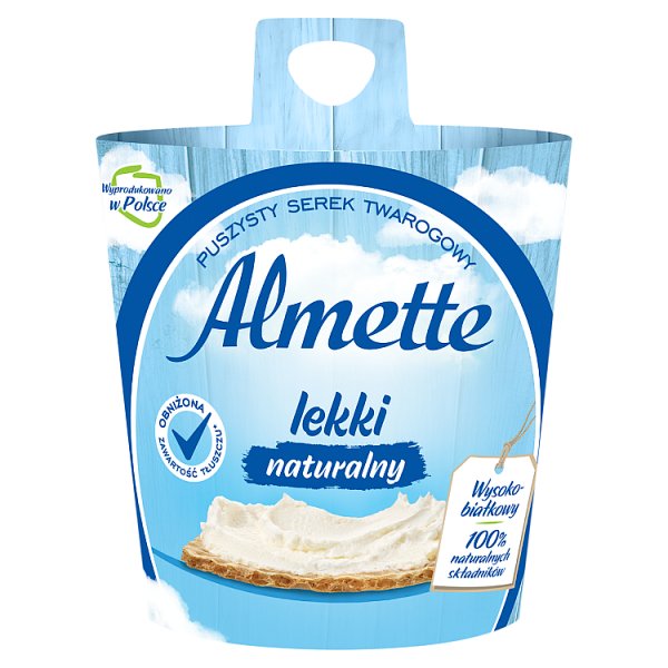 Almette Puszysty serek twarogowy lekki naturalny 150 g