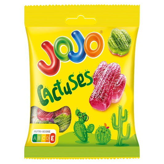 Jojo Cactuses Mieszanka żelków o smaku owocowym 80 g