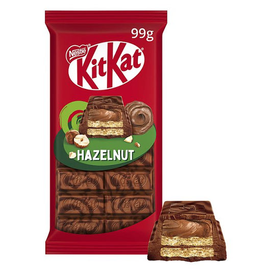 KitKat Hazelnut Paluszki waflowe w mlecznej czekoladzie 99 g