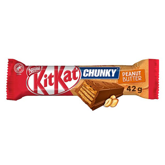 KitKat Chunky Peanut Butter Paluszek waflowy w mlecznej czekoladzie 42 g