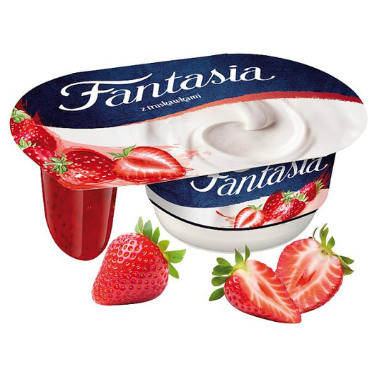 Fantasia Jogurt kremowy z truskawkami 118 g