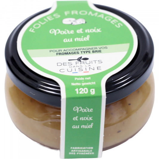 Konfitura Les Folies fromages do sera brie gruszka orzechy