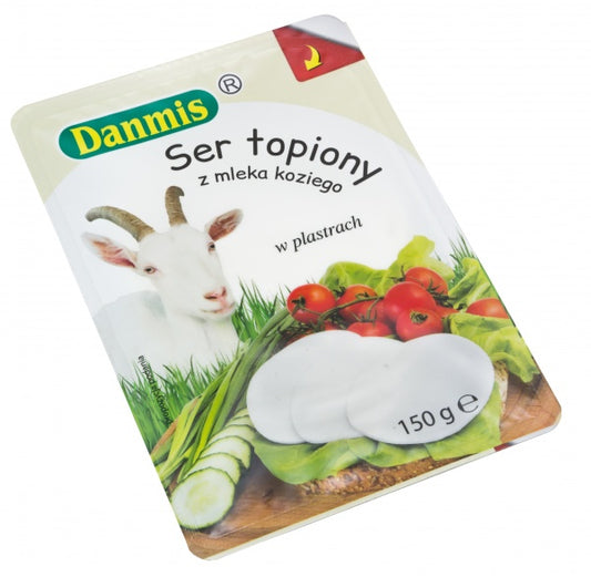 Kozi ser twarogowy termizowany,  w plastrach 100g;  Danmis