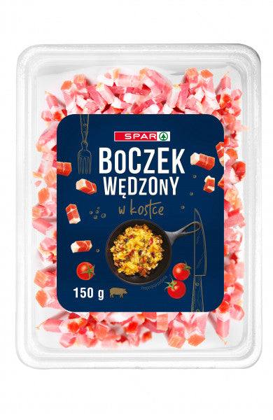 Boczek Spar wędzony w kostce