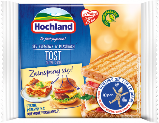 Hochland Ser kremowy w plastrach tost 130 g