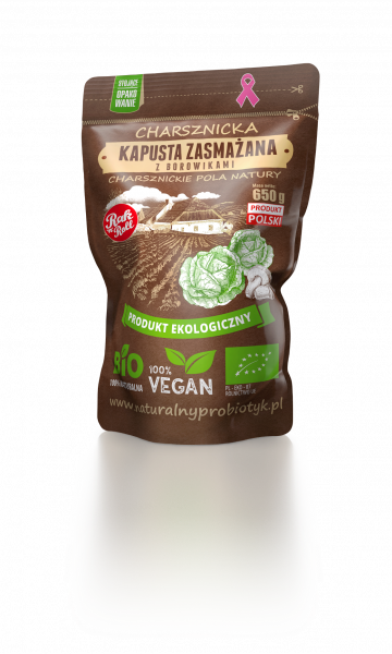 Kapusta charsznickie bio zasmażana z borowikami