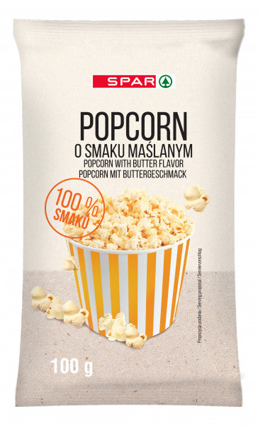 Spar popcorn o smaku maślanym