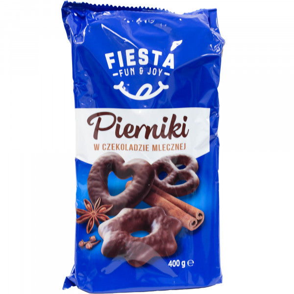 Pierniki Fiesta w mlecznej czekoladzie