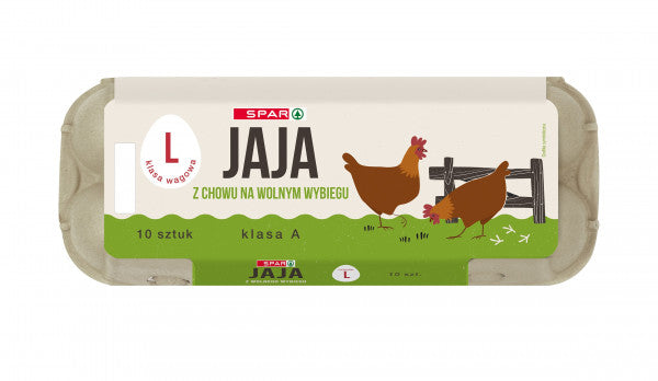 Spar jaja z wolnego wybiegu L