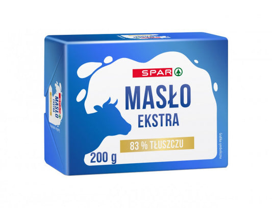 Masło Spar ekstra 83%
