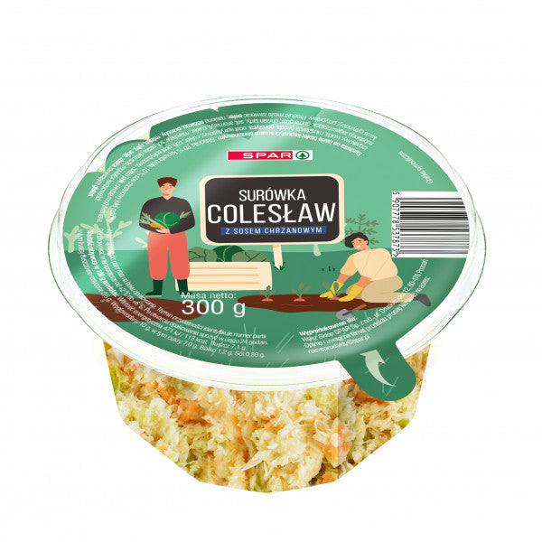 Surówka Spar z sosem chrzanowym colesław