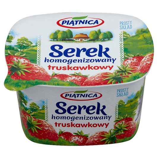 Piątnica Serek homogenizowany truskawkowy 150 g