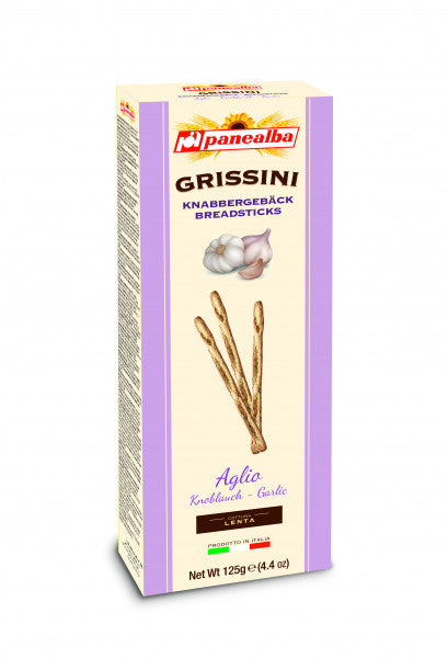 Grissini Panealba paluszki chlebowe z czosnkiem