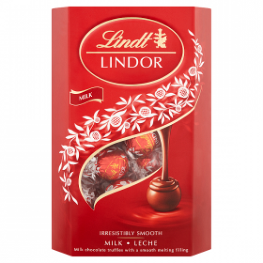 Lindt Lindor Pralinki z czekolady mlecznej z nadzieniem 337 g