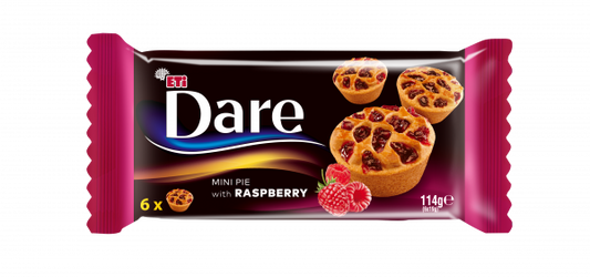 Babeczka Dare Moments muffins with raspberry