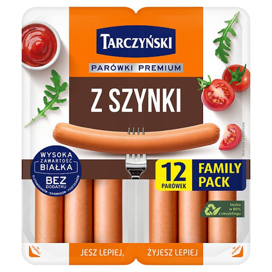 Tarczyński Family Pack Parówki premium z szynki 440 g (2 x 220 g)